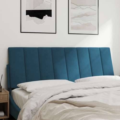 Jastuk za uzglavlje plavi 120 cm baršunasti - Plava 120 cm 1 Cijena
