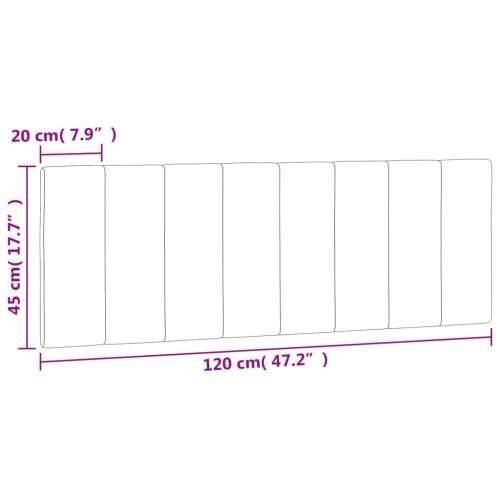 Jastuk za uzglavlje plavi 120 cm baršunasti - Plava 120 cm 1 Cijena