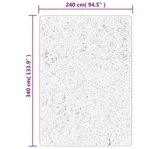 Čupavi tepih PAMPLONA visoka vlakna moderni zeleni 240 x 340 cm - Zelena 240 x 340 cm Cijena