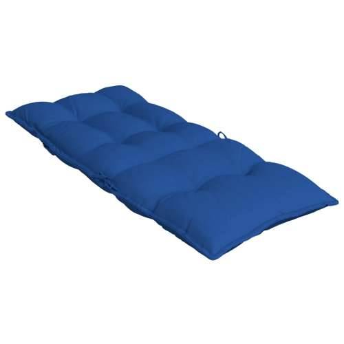 Jastuci za stolicu s visokim naslonom 2 kom plavi od tkanine - Kraljevski plava 2 with 2 elastic straps Cijena