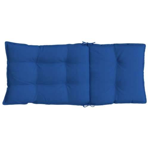 Jastuci za stolicu s visokim naslonom 2 kom plavi od tkanine - Kraljevski plava 2 with 2 elastic straps Cijena