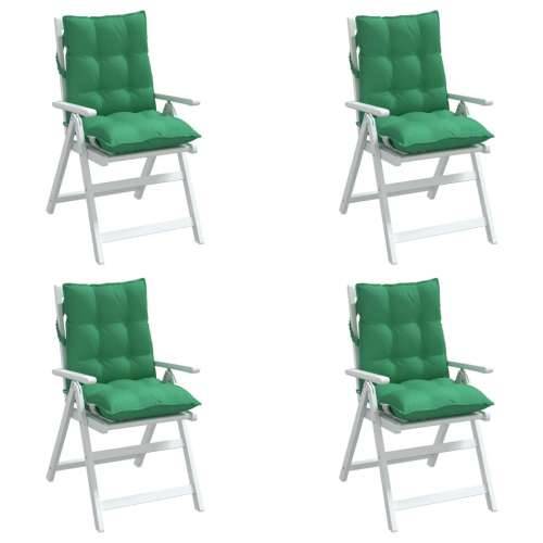 Jastuci za stolice s niskim naslonom 4 kom zeleni od tkanine Zelena 4 with 2 elastic straps Cijena