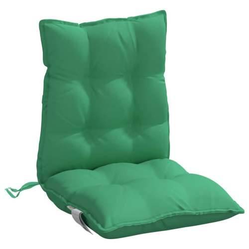 Jastuci za stolice s niskim naslonom 4 kom zeleni od tkanine Zelena 4 with 2 elastic straps Cijena