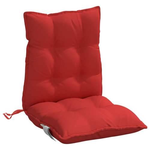 Jastuci za stolice s niskim naslonom 6 kom crveni od tkanine Crvena 6 with 2 elastic straps Cijena