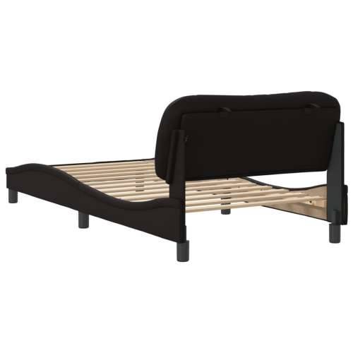 Okvir za krevet s uzglavljem crni 100x200 cm od umjetne kože - Crna 100 x 200 cm Cijena