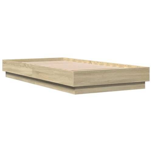 Okvir kreveta s LED svjetlima boja hrasta sonome 75 x 190 cm - sonoma hrast 75 x 190 cm Cijena