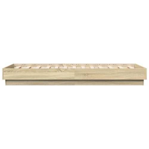 Okvir kreveta s LED svjetlima boja hrasta sonome 75 x 190 cm - sonoma hrast 75 x 190 cm Cijena