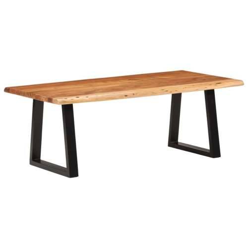 Stolić za kavu 110 x 55 x 40 cm od masivnog bagremovog drva - Prirodna 110 x 55 x 40 cm 1 Cijena