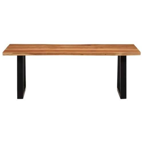 Stolić za kavu 110 x 55 x 40 cm od masivnog bagremovog drva - Prirodna 110 x 55 x 40 cm 1 Cijena