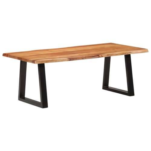 Stolić za kavu 110 x 55 x 40 cm od masivnog bagremovog drva - Prirodna 110 x 55 x 40 cm 1 Cijena