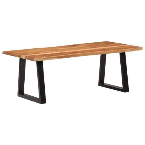 Stolić za kavu 110 x 55 x 40 cm od masivnog bagremovog drva - Prirodna 110 x 55 x 40 cm 1 Cijena