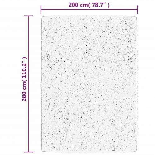 Čupavi tepih PAMPLONA visoka vlakna moderni krem 200 x 280 cm - Krema 200 x 280 cm Cijena