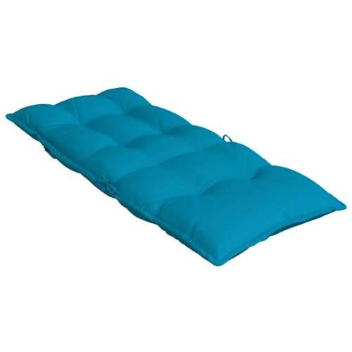 Jastuci za stolicu s visokim naslonom 2 kom plavi od tkanine - Svijetlo plava 2 with 2 elastic straps Cijena