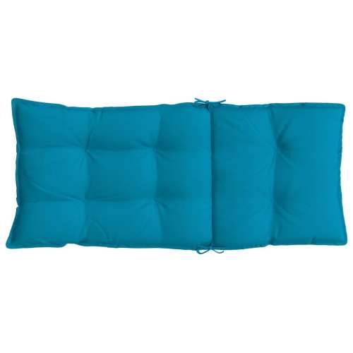 Jastuci za stolicu s visokim naslonom 2 kom plavi od tkanine - Svijetlo plava 2 with 2 elastic straps Cijena