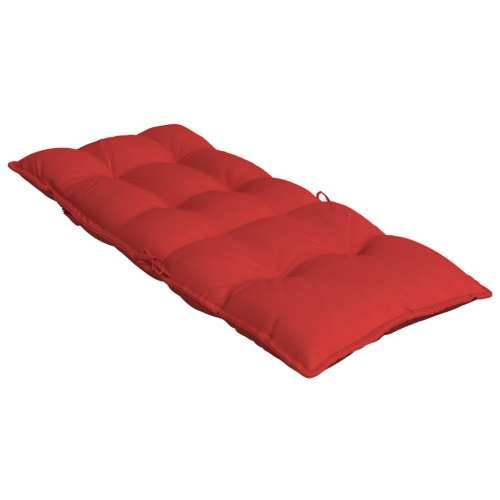 Jastuci za stolicu s visokim naslonom 4 kom crveni od tkanine - Crvena 4 with 2 elastic straps Cijena