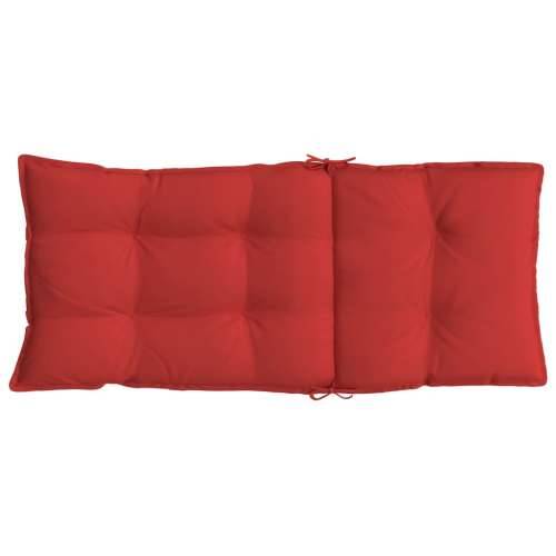Jastuci za stolicu s visokim naslonom 4 kom crveni od tkanine - Crvena 4 with 2 elastic straps Cijena