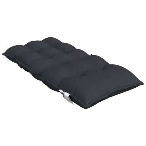 Jastuci za stolice s niskim naslonom 6 kom crni tkanina Oxford - Crna 6 with 2 elastic straps Cijena