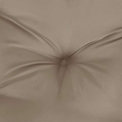 Jastuci za stolice s niskim naslonom 4 kom smeđesivi od tkanine - Sivo-smeđa 4 with 2 elastic straps Cijena