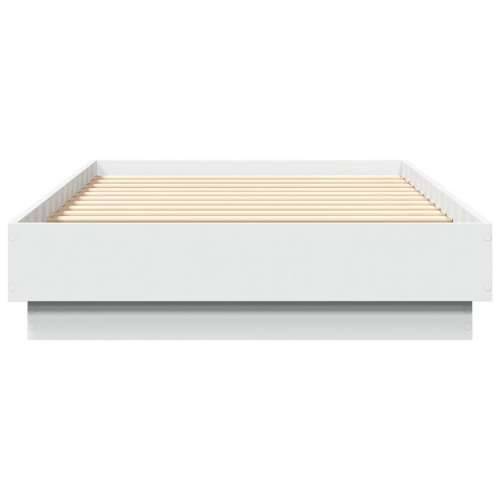 Okvir kreveta s LED svjetlima bijeli 75 x 190 cm - Bijela 75 x 190 cm Cijena