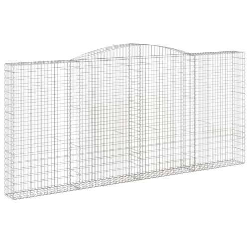 Lučne gabionske košare 6 kom 400x30x180/200cm pocinčano željezo - 400 x 30 x 180/200 cm 6 Cijena