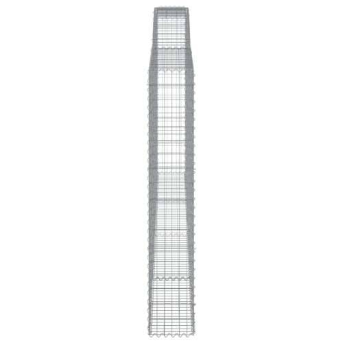 Lučne gabionske košare 6 kom 400x30x180/200cm pocinčano željezo - 400 x 30 x 180/200 cm 6 Cijena