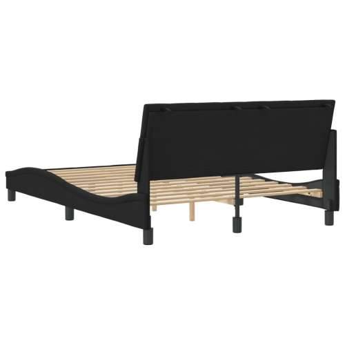 Okvir za krevet bez madraca crni 140x200 cm baršunasti - Crna 140 x 200 cm Cijena