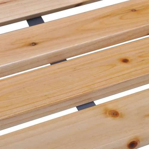 Vrtna klupa 112 cm od masivne jelovine - Smeđa 112 cm 1 Cijena