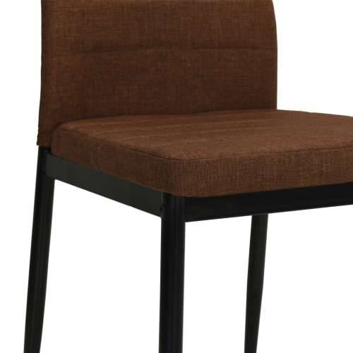 Blagovaonske stolice od tkanine 6 kom smeđe Cijena