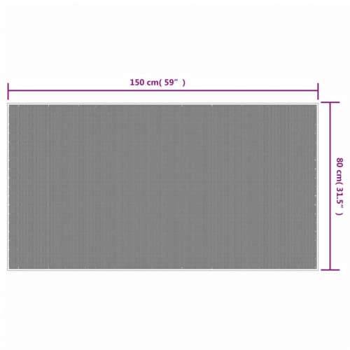 Vanjski tepih smeđe-bijeli 80x150 cm reverzibilni dizajn - Smeđa i bijela 80 x 150 cm 1 Cijena
