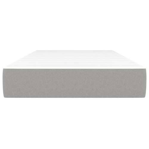 Madrac s oprugama svjetlosivi 120x190x20 cm tkanina - Svjetlosiva 120 x 190 cm 1 Cijena