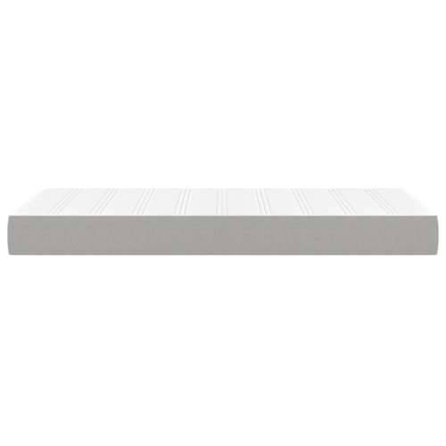 Madrac s oprugama svjetlosivi 120x190x20 cm tkanina - Svjetlosiva 120 x 190 cm 1 Cijena