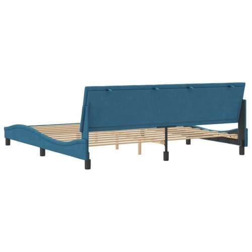 Okvir za krevet s uzglavljem plavi 200x200 cm baršunasti Ružičasta 200 x 200 cm Cijena