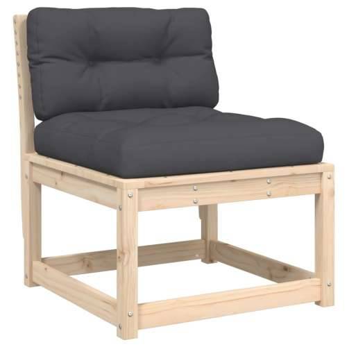 Vrtna garnitura - 5-dijelni set vrtnih sofa od masivne borovine s jastucima - Prirodna boja bora 1 Cijena