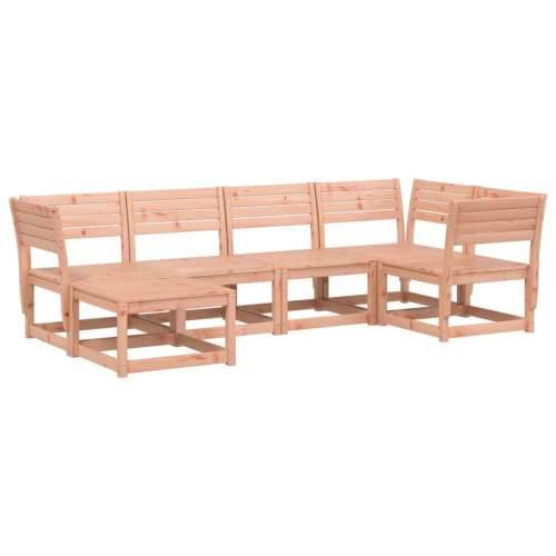 Vrtna garnitura - 6-dijelni set vrtnih sofa od masivnog drva duglazije - Prirodni douglas Da 6 Cijena