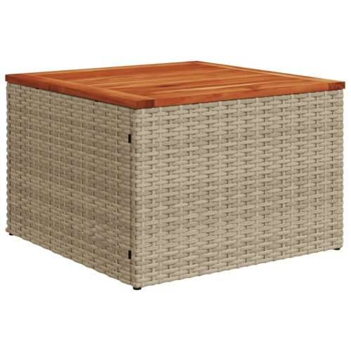 Vrtna garnitura - 11-dijelni set vrtnih sofa od poliratana s jastucima bež - bež i siva 1 2x corner + table + 6x middle Cijena