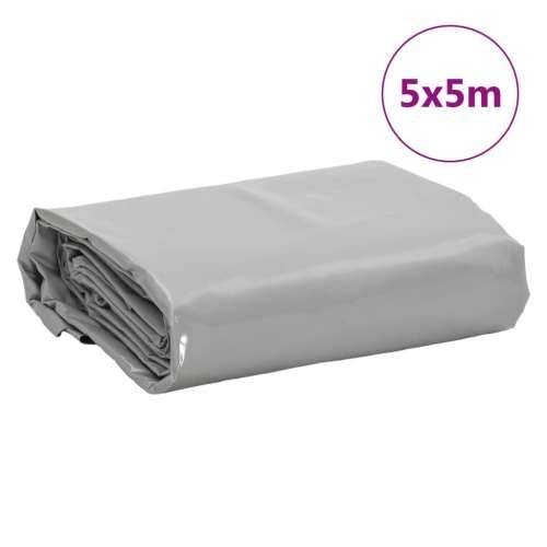 Cerada siva 5 x 5 m 650 g/m² - Siva 5 x 5 m 1 bez ušica Cijena