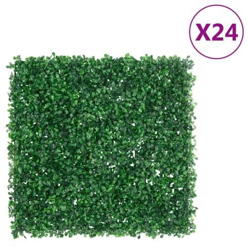 Ograda od umjetnog lišća 24 kom zelena 50 x 50 cm - 50 x 50 cm 24 Cijena