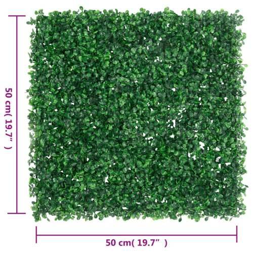 Ograda od umjetnog lišća 24 kom zelena 50 x 50 cm - 50 x 50 cm 24 Cijena