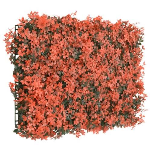  Ograda od umjetnog lišća javora 6 kom svjetlocrvena 40 x 60 cm - 6 Cijena