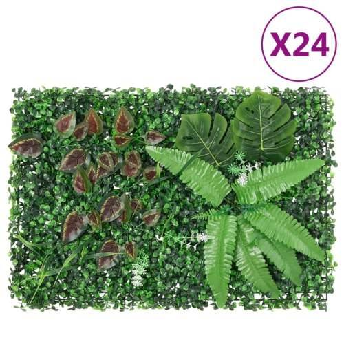  Ograda od umjetnih biljaka 24 kom zelena 40 x 60 cm - 24 Cijena