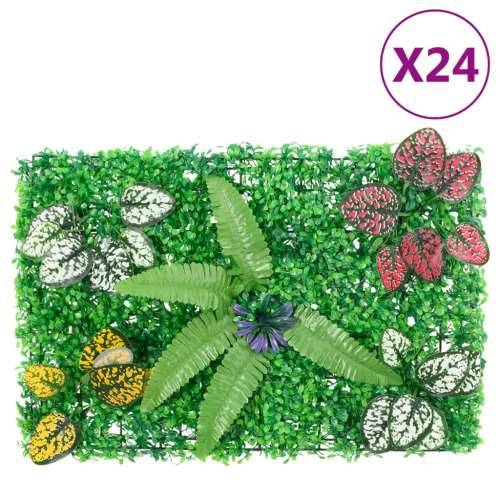  Ograda od umjetnih biljaka 24 kom zelena 40 x 60 cm - 24 Cijena