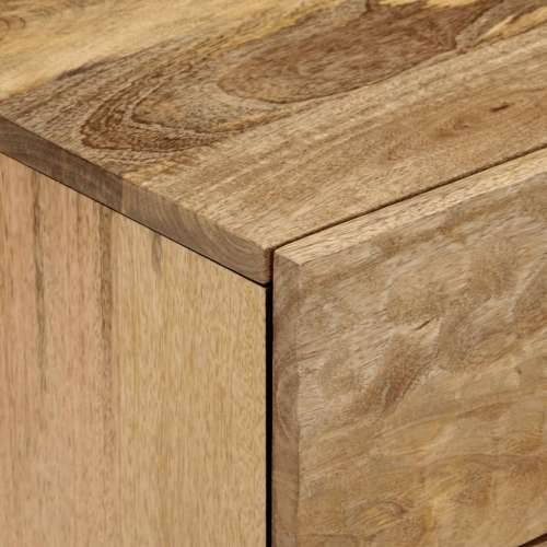 Noćni ormarići 2 kom 40 x 33 x 46 cm od masivnog drva manga - Prirodna 2 masivno drvo manga Cijena