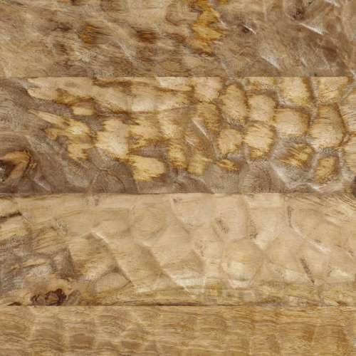 Noćni ormarići 2 kom 40 x 33 x 46 cm od masivnog drva manga - Prirodna 2 masivno drvo manga Cijena