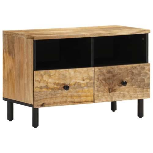TV ormarić 70 x 33 x 46 cm od masivnog drva manga - Prirodna 1 masivno drvo manga Cijena