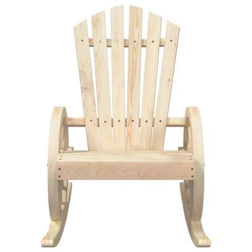 Stolica za ljuljanje Adirondack od masivne jelovine - Smeđa 1 Cijena