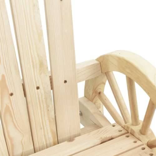 Stolica za ljuljanje Adirondack od masivne jelovine - Smeđa 1 Cijena