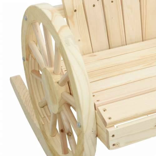 Stolica za ljuljanje Adirondack od masivne jelovine - Smeđa 1 Cijena