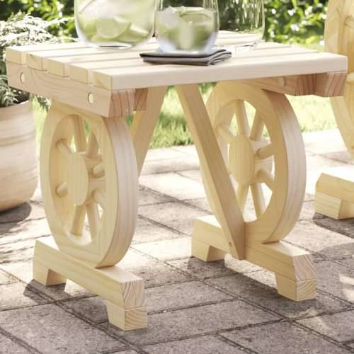 Vrtni tabure 40 x 36,5 x 38,5 cm od masivne jelovine - Smeđa 40 x 36,5 x 38,5 cm 1 Cijena