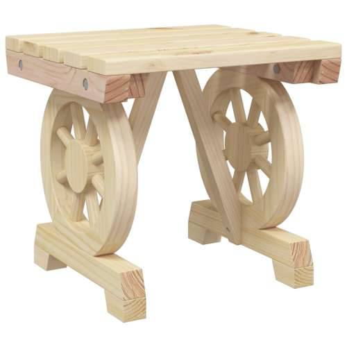 Vrtni tabure 40 x 36,5 x 38,5 cm od masivne jelovine - Smeđa 40 x 36,5 x 38,5 cm 1 Cijena