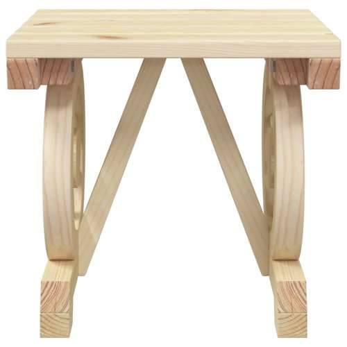 Vrtni tabure 40 x 36,5 x 38,5 cm od masivne jelovine - Smeđa 40 x 36,5 x 38,5 cm 1 Cijena